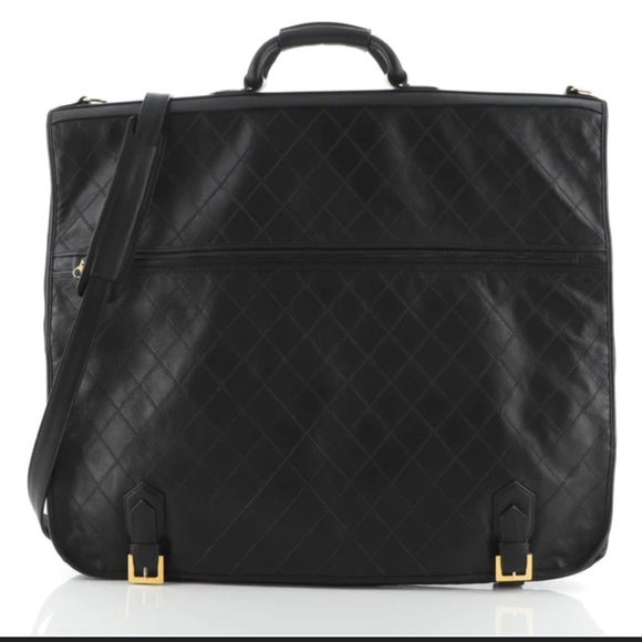 $10K CHANEL LEATHER TRAVEL GARMENT - RARE COLLECTOR VINTAGE - Picture 16 of 16